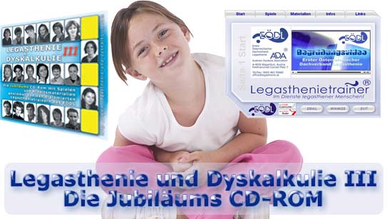 Legasthenie und Dyskalkulie III die CD-ROM